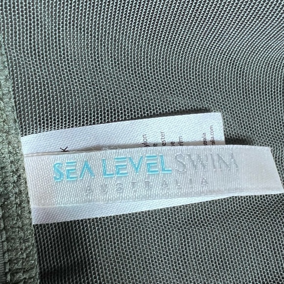 Sea Level Swim Australia One Piece Bathing Suit Size 16 Color Olive Green 12U.S. - Picture 7 of 7